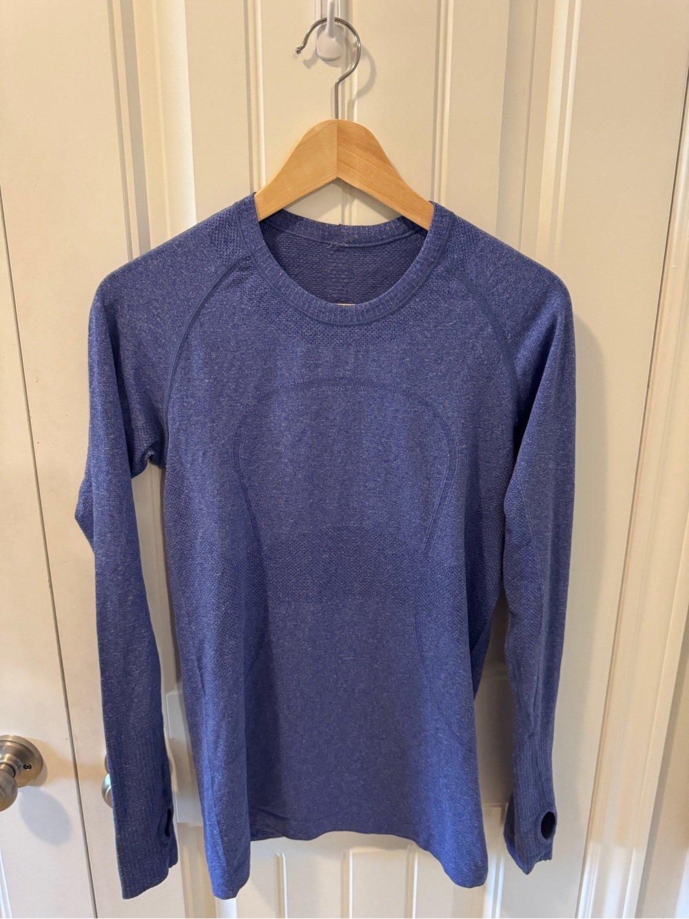 lululemon athletica Heathered Blue Athletic Top